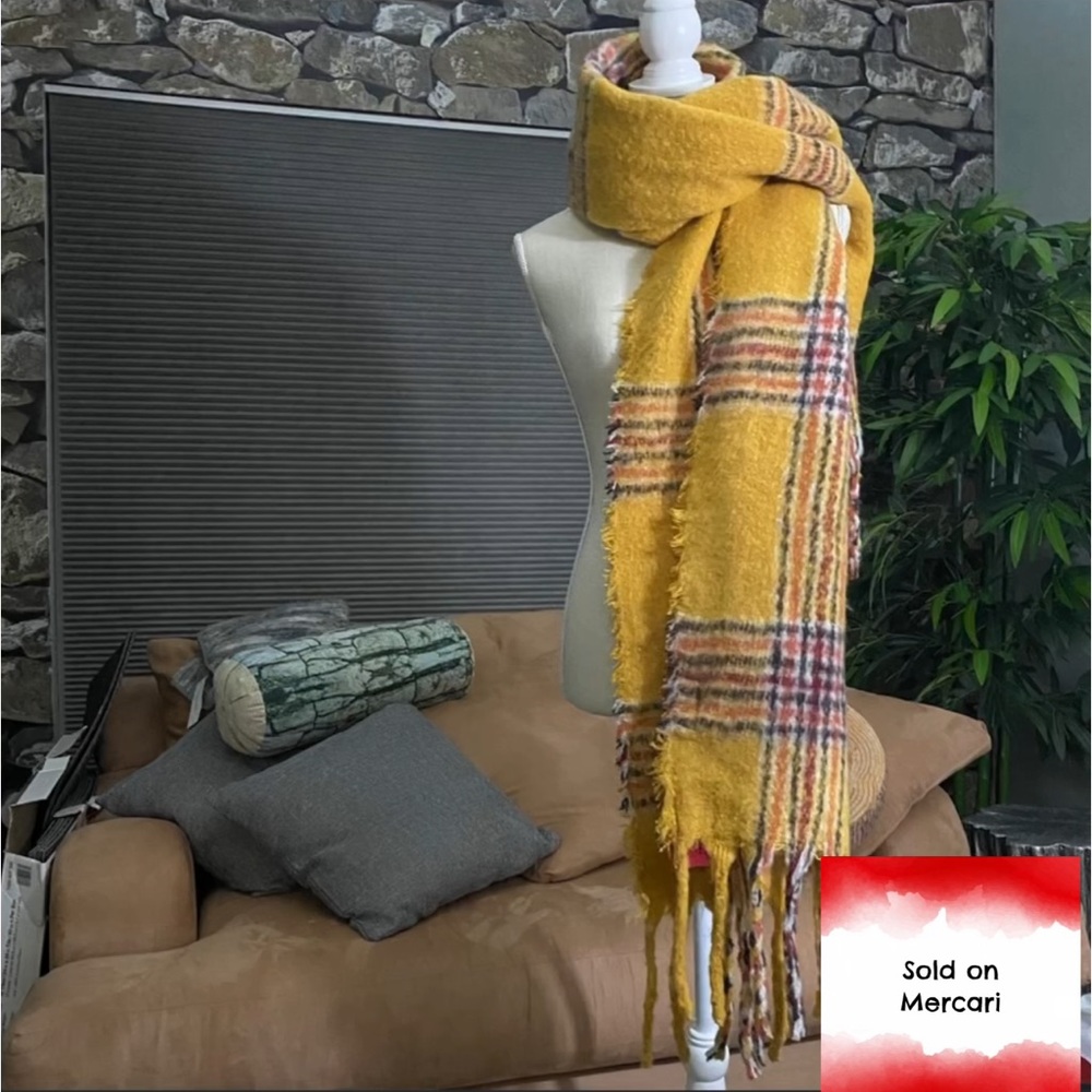 Betsey Johnson Fringed Scarf/Wrap NWT